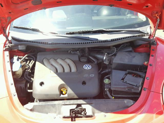 3VWBB61C4WM025422 - 1998 VOLKSWAGEN NEW BEETLE წითელი ფოტო 7