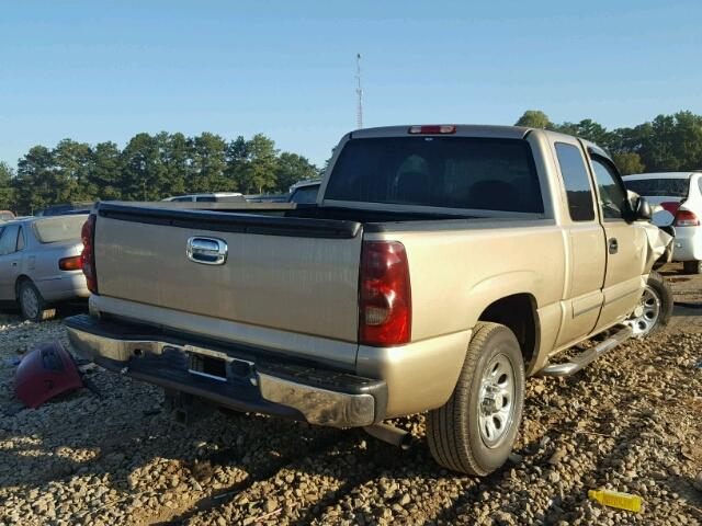 1GCEC19T56Z132367 - 2006 CHEVROLET SILVERADO TAN photo 4