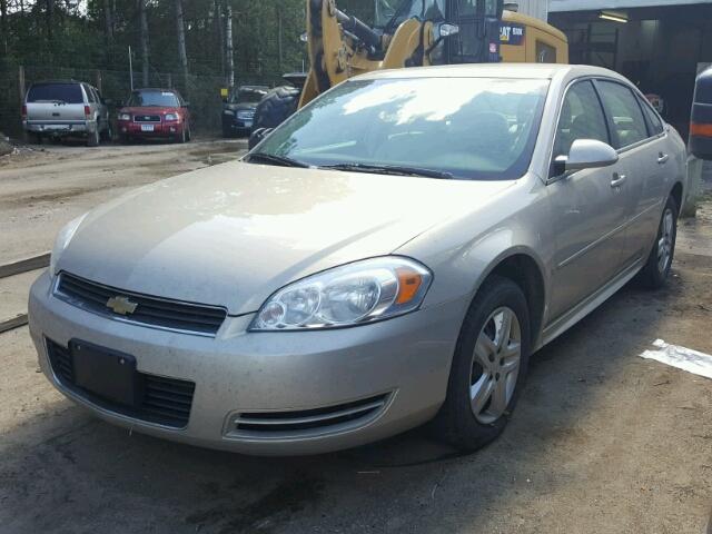 2G1WB57K591111839 - 2009 CHEVROLET IMPALA TAN photo 2