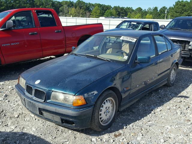 WBACD4326TAV38686 - 1996 BMW 328 I AUTO GREEN photo 2