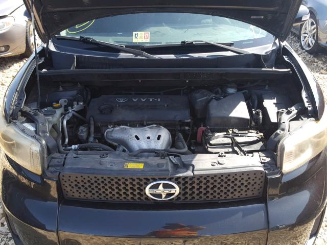 JTLKE50E981024715 - 2008 TOYOTA SCION XB Қара фото 7