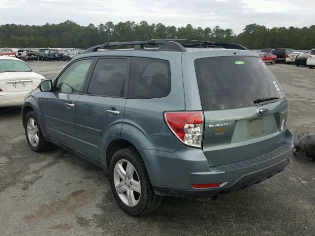 JF2SH64649H733784 - 2009 SUBARU FORESTER 2 TURQUOISE photo 3