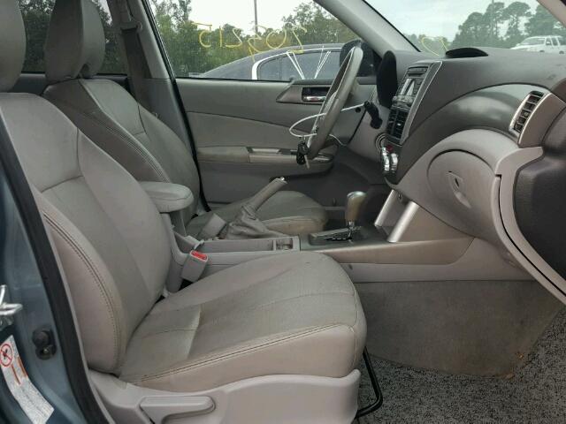 JF2SH64649H733784 - 2009 SUBARU FORESTER 2 TURQUOISE photo 5