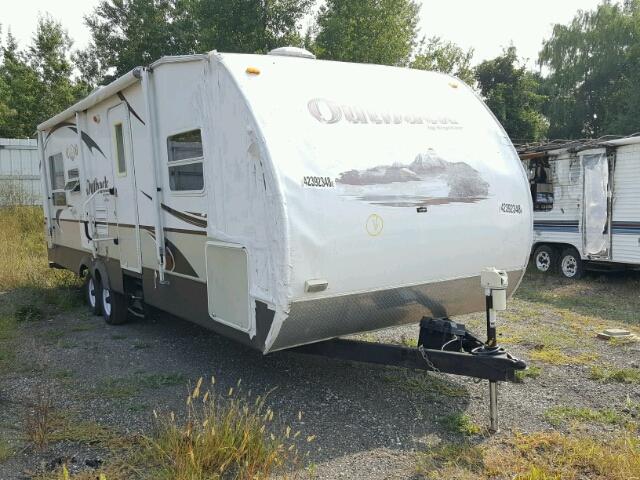 4YDT29R219S630138 - 2009 KEYSTONE OUTBACK WHITE photo 1