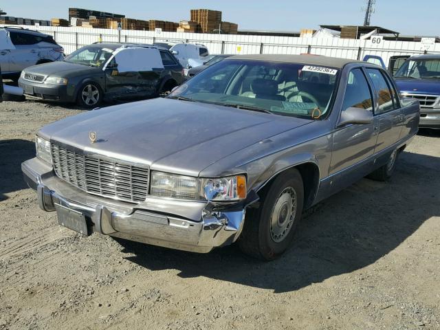 1G6DW52P9TR703543 - 1996 CADILLAC FLEETWOOD GRAY photo 2