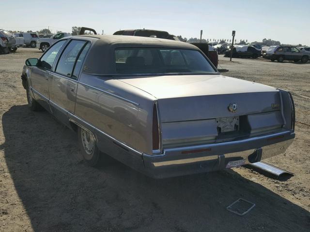 1G6DW52P9TR703543 - 1996 CADILLAC FLEETWOOD GRAY photo 3