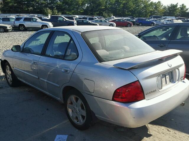 3N1CB51D26L522035 - 2006 NISSAN SENTRA 1.8 SILVER photo 3