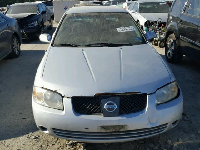 3N1CB51D26L522035 - 2006 NISSAN SENTRA 1.8 SILVER photo 9