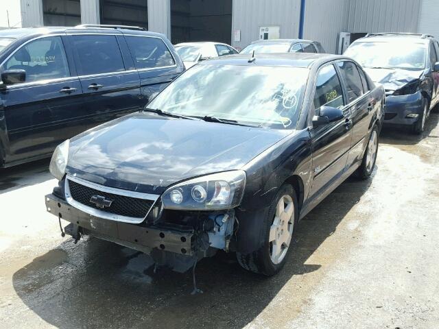 1G1ZW53106F218882 - 2006 CHEVROLET MALIBU SS BLACK photo 2