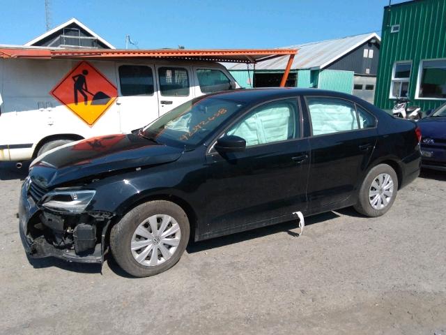 3VW1K7AJXEM327019 - 2014 VOLKSWAGEN JETTA BASE Սև լուսանկար 2