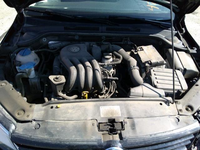 3VW1K7AJXEM327019 - 2014 VOLKSWAGEN JETTA BASE Սև լուսանկար 7