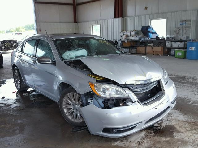 1C3CCBCG4CN306008 - 2012 CHRYSLER 200 LIMITE SILVER photo 1