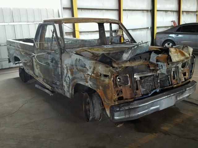 1FTHF25L0FKB63793 - 1985 FORD F250 BURN photo 1