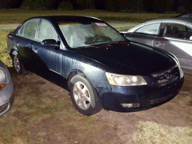 5NPEU46FX6H116945 - 2006 HYUNDAI SONATA GLS BLUE photo 1