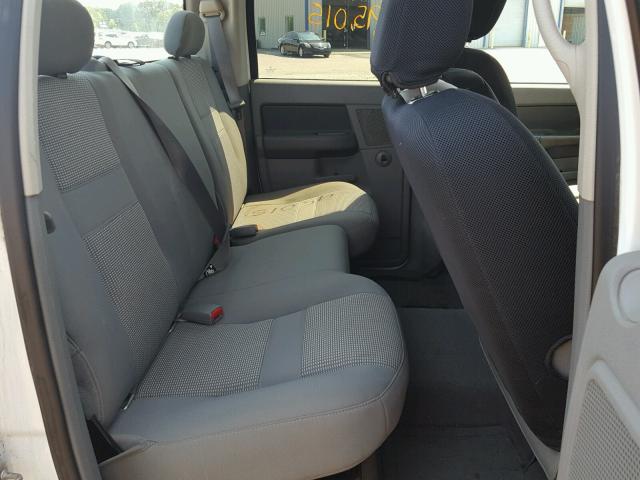 1D7HA18P67S178345 - 2007 DODGE RAM 1500 S WHITE photo 6