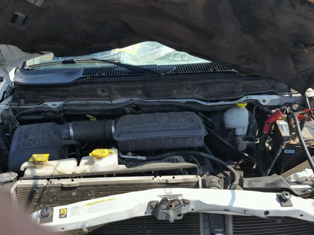 1D7HA18P67S178345 - 2007 DODGE RAM 1500 S WHITE photo 7