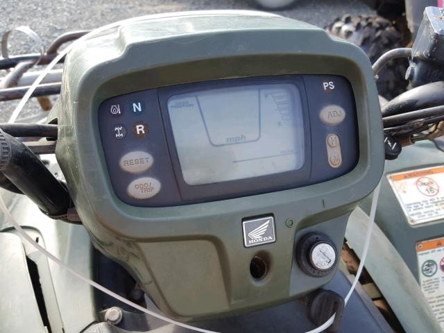 1HFTE31F8B4601435 - 2011 HONDA TRX500 FPM GREEN photo 8