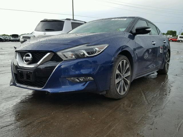 1N4AA6AP7GC399908 - 2016 NISSAN MAXIMA 3.5 BLUE photo 2