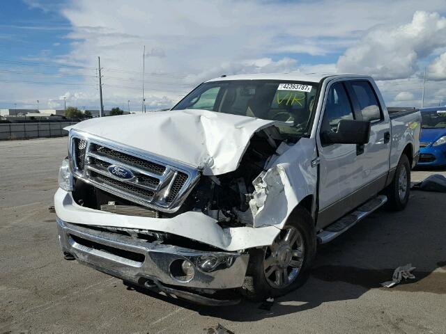 1FTPW14VX8FB85398 - 2008 FORD F150 SUPER WHITE photo 2