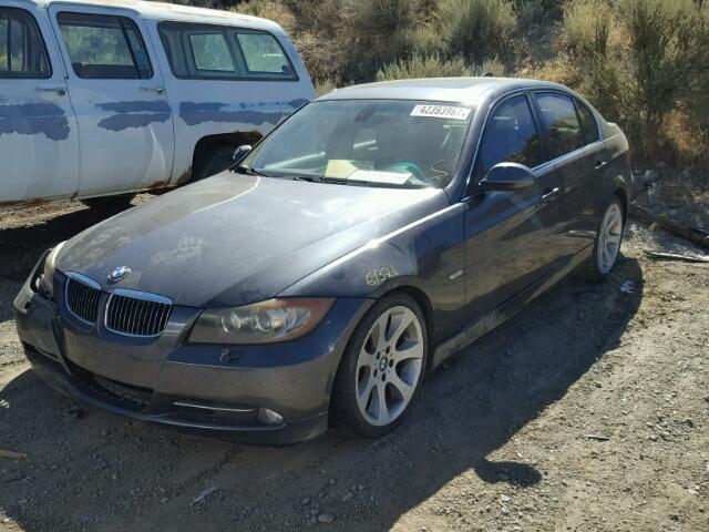 WBAVB73588P101531 - 2008 BMW 335 I GRAY photo 2