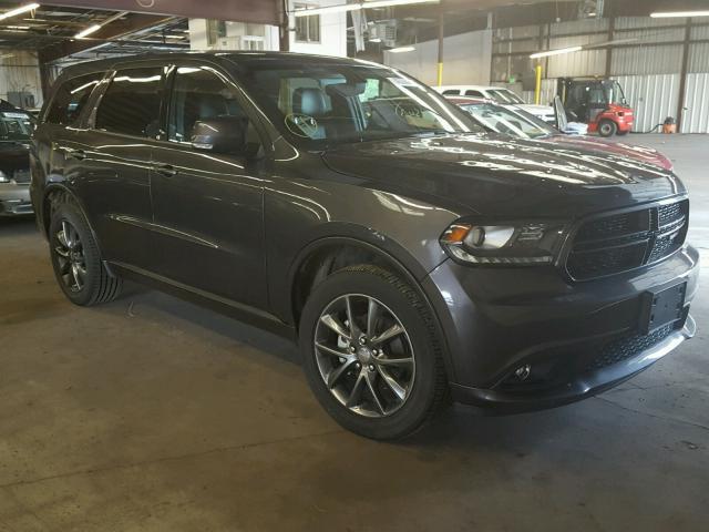 1C4RDJDG5JC312338 - 2018 DODGE DURANGO GT GRAY photo 1