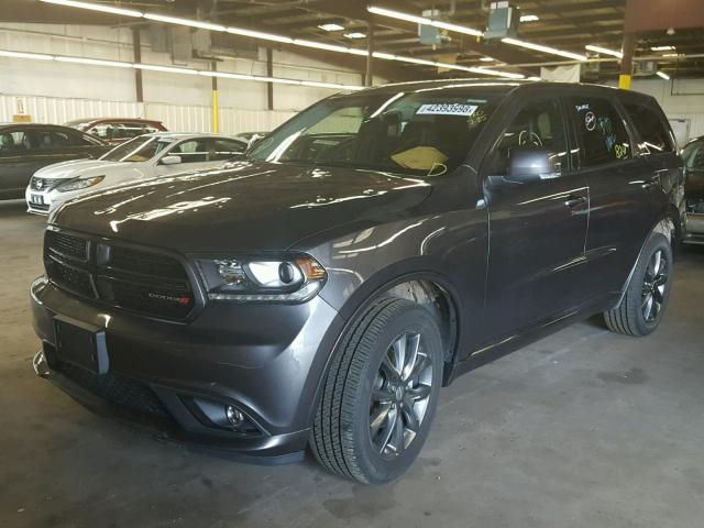 1C4RDJDG5JC312338 - 2018 DODGE DURANGO GT GRAY photo 2