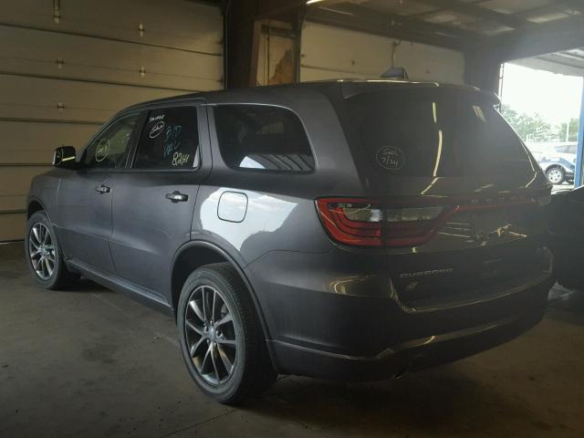 1C4RDJDG5JC312338 - 2018 DODGE DURANGO GT GRAY photo 3