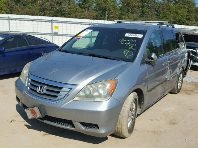 5FNRL38658B066095 - 2008 HONDA ODYSSEY EX BLUE photo 2