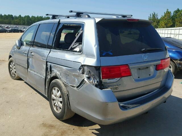 5FNRL38658B066095 - 2008 HONDA ODYSSEY EX BLUE photo 3