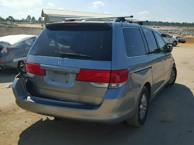 5FNRL38658B066095 - 2008 HONDA ODYSSEY EX BLUE photo 4