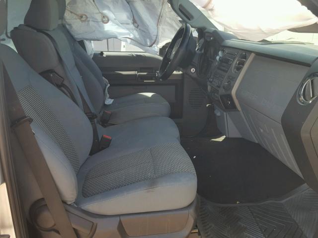1FT8W3AT9BEB09705 - 2011 FORD F350 SUPER SILVER photo 5