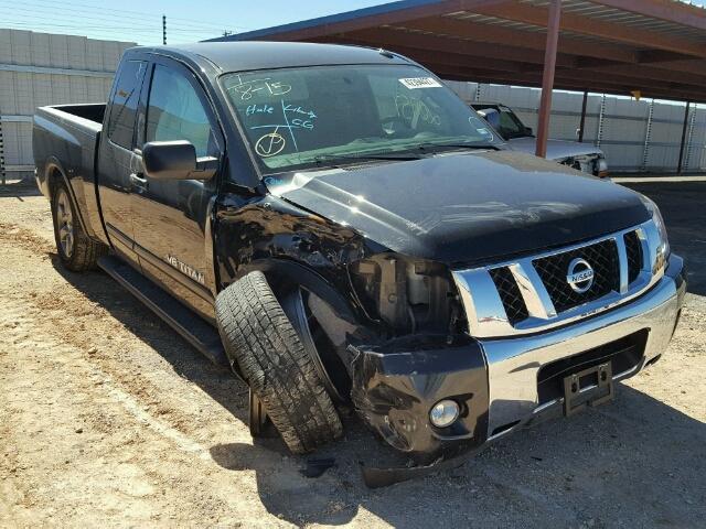 1N6BA0CA4FN510838 - 2015 NISSAN TITAN S BLACK photo 1