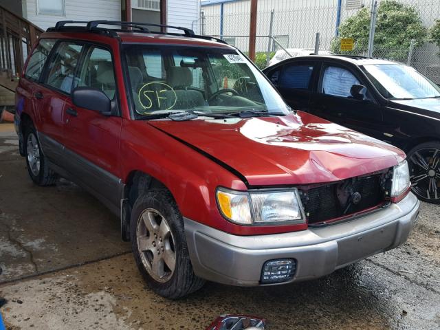 JF1SF6552XH707861 - 1999 SUBARU FORESTER S RED photo 1