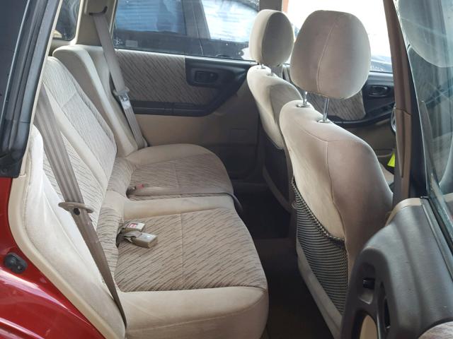 JF1SF6552XH707861 - 1999 SUBARU FORESTER S RED photo 6