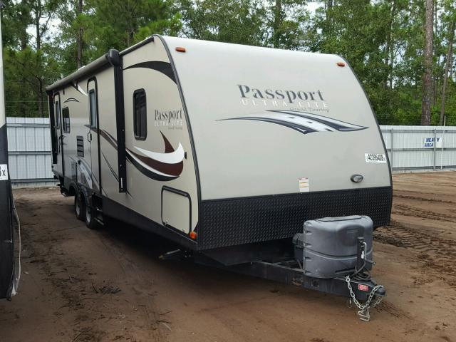 4YDT28927GK412468 - 2016 KEYSTONE PASSPORT 奶油色 照片 1