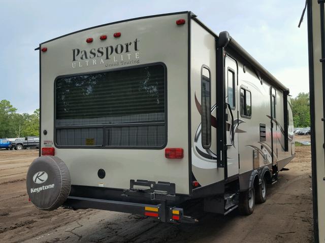 4YDT28927GK412468 - 2016 KEYSTONE PASSPORT 奶油色 照片 4