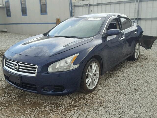 1N4AA5AP2DC803087 - 2013 NISSAN MAXIMA S BLUE photo 2