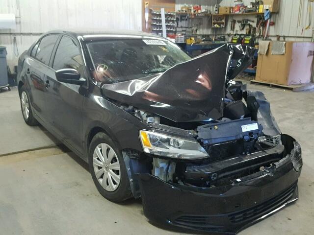 3VW1K7AJ4EM442313 - 2014 VOLKSWAGEN JETTA BASE Սև լուսանկար 1