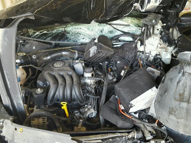 3VW1K7AJ4EM442313 - 2014 VOLKSWAGEN JETTA BASE Սև լուսանկար 7