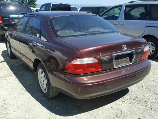 1YVGF22C415237525 - 2001 MAZDA 626 ES MAROON photo 3