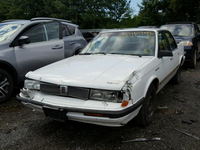 1G3AG55N8P6445465 - 1993 OLDSMOBILE CUTLASS CI WHITE photo 2