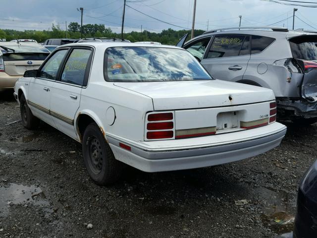 1G3AG55N8P6445465 - 1993 OLDSMOBILE CUTLASS CI WHITE photo 3