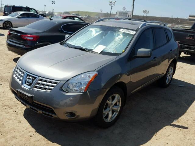 JN8AS58T99W325044 - 2009 NISSAN ROGUE GRAY photo 2