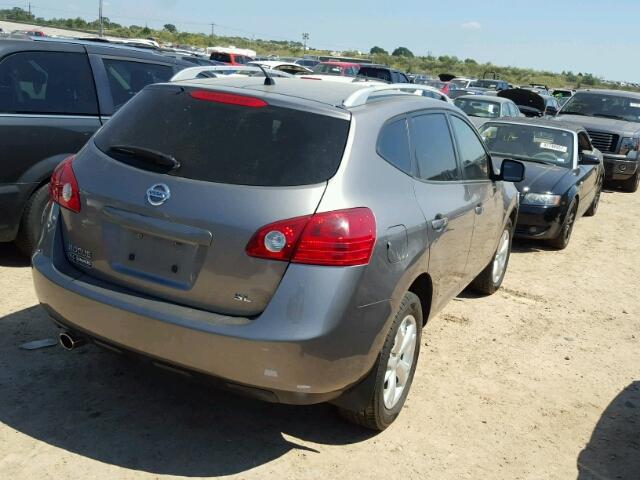 JN8AS58T99W325044 - 2009 NISSAN ROGUE GRAY photo 4