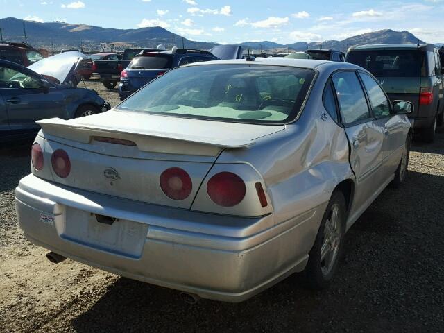 2G1WP521659206731 - 2005 CHEVROLET IMPALA SILVER photo 4