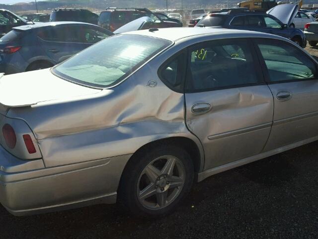 2G1WP521659206731 - 2005 CHEVROLET IMPALA SILVER photo 9