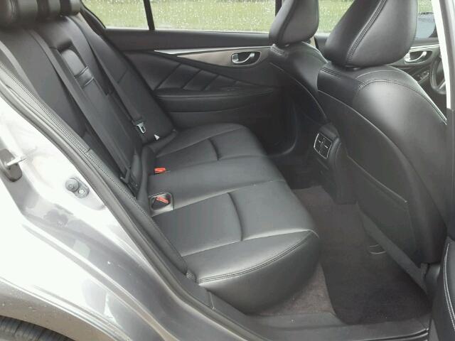 JN1BV7AP9EM688081 - 2014 INFINITI Q50 BASE Gris foto 6