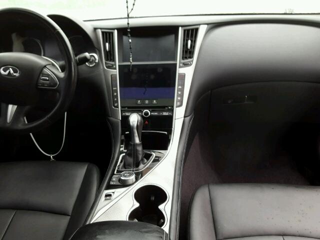 JN1BV7AP9EM688081 - 2014 INFINITI Q50 BASE Gris foto 9