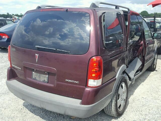 1GMDV33L76D234708 - 2006 PONTIAC MONTANA SV MAROON photo 4