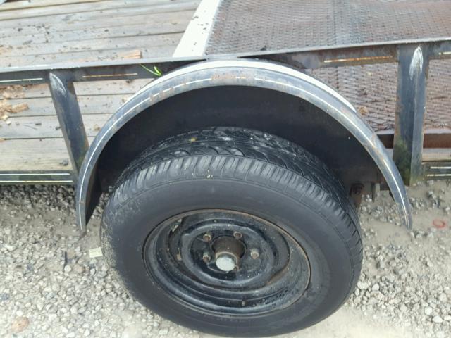 TRA1LERN0V1N98756 - 1990 UTILITY TRAILER BLACK photo 10